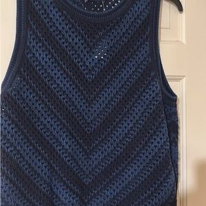 GAP Dark Blue Women's Knit Tank Top